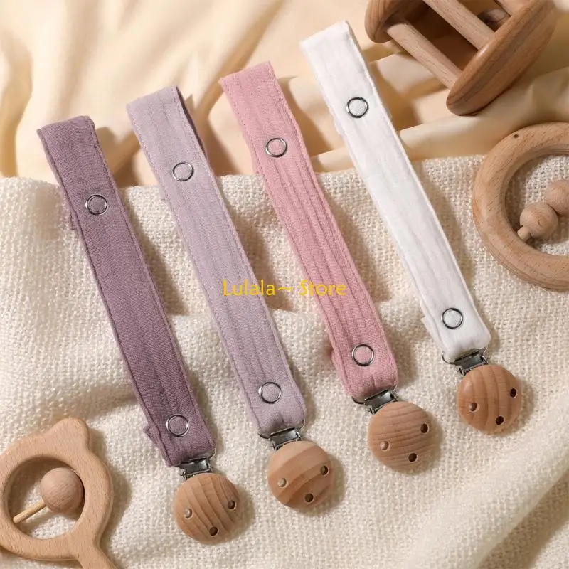 y4qa-baby-pacifier-clip-chain-stylish-teething-toy-lanyard-strap-wooden-holder-clip