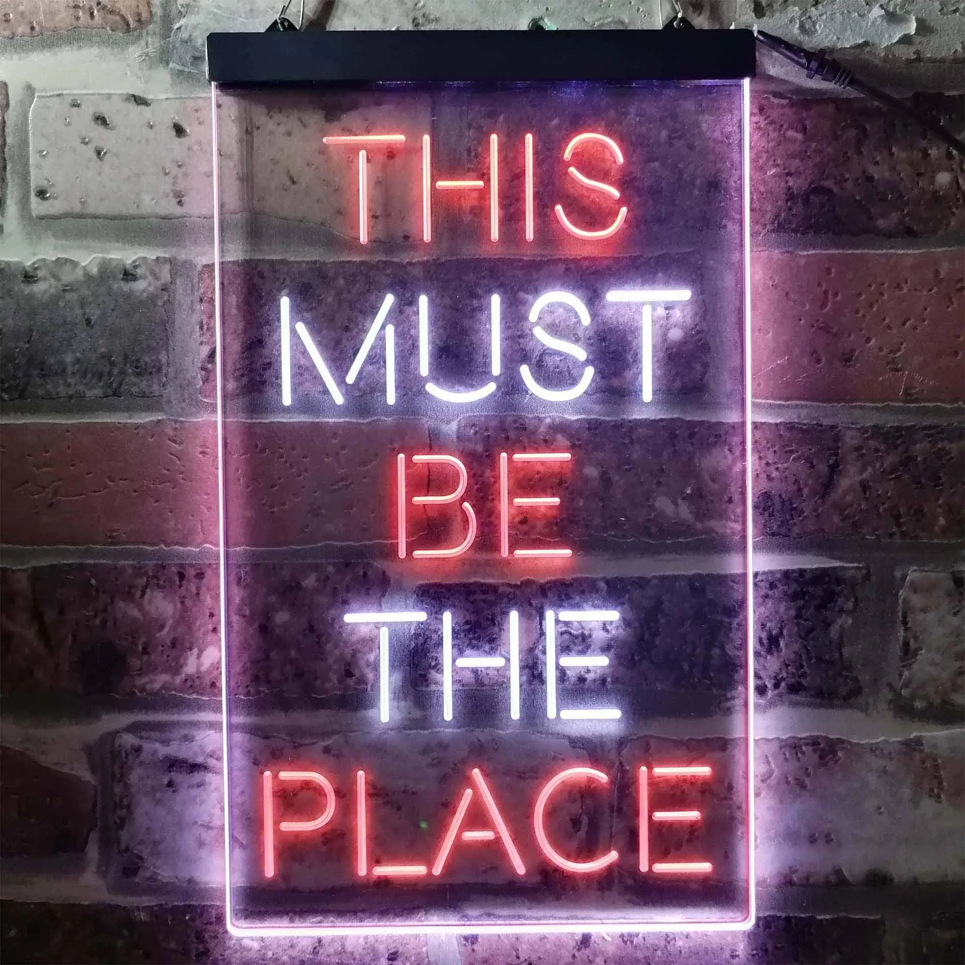 

This Must Be The Place Dual Color Led Neon Sign st6-i3775