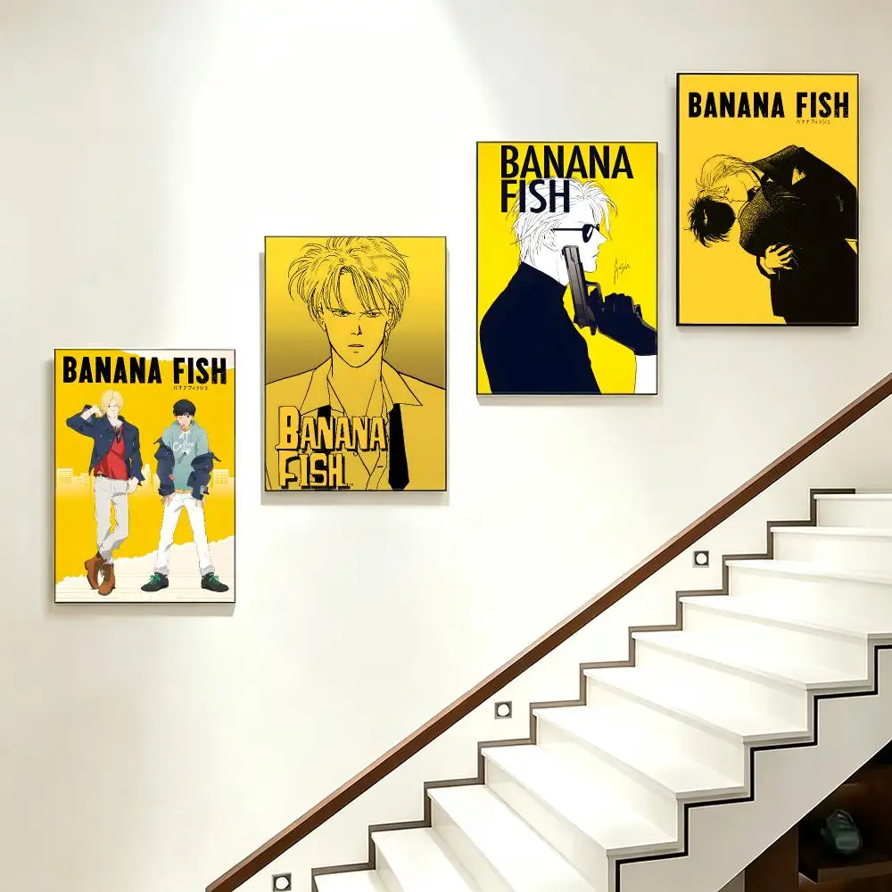 anime Banana Fish Poster Poster HD  Printing Soothing and Cream Style Home Decor for the Living Room cafes Gift Giving