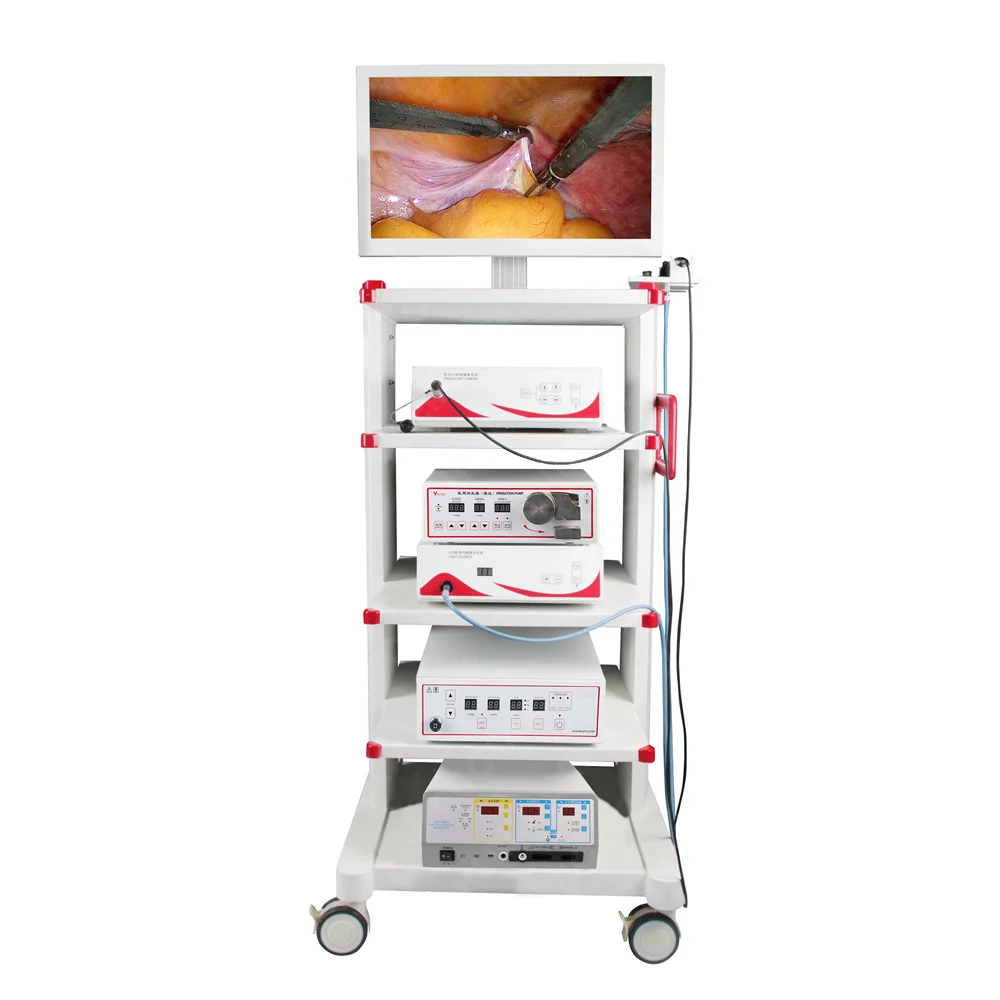 Medicals  endoscopes imaging system video gastroscopes colonoscopes with trolley and monitors