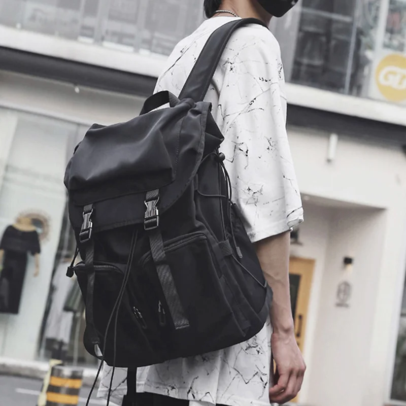 2024 Korean version of new casual and trendy Japanese style backpack for male and female college students with large capacity