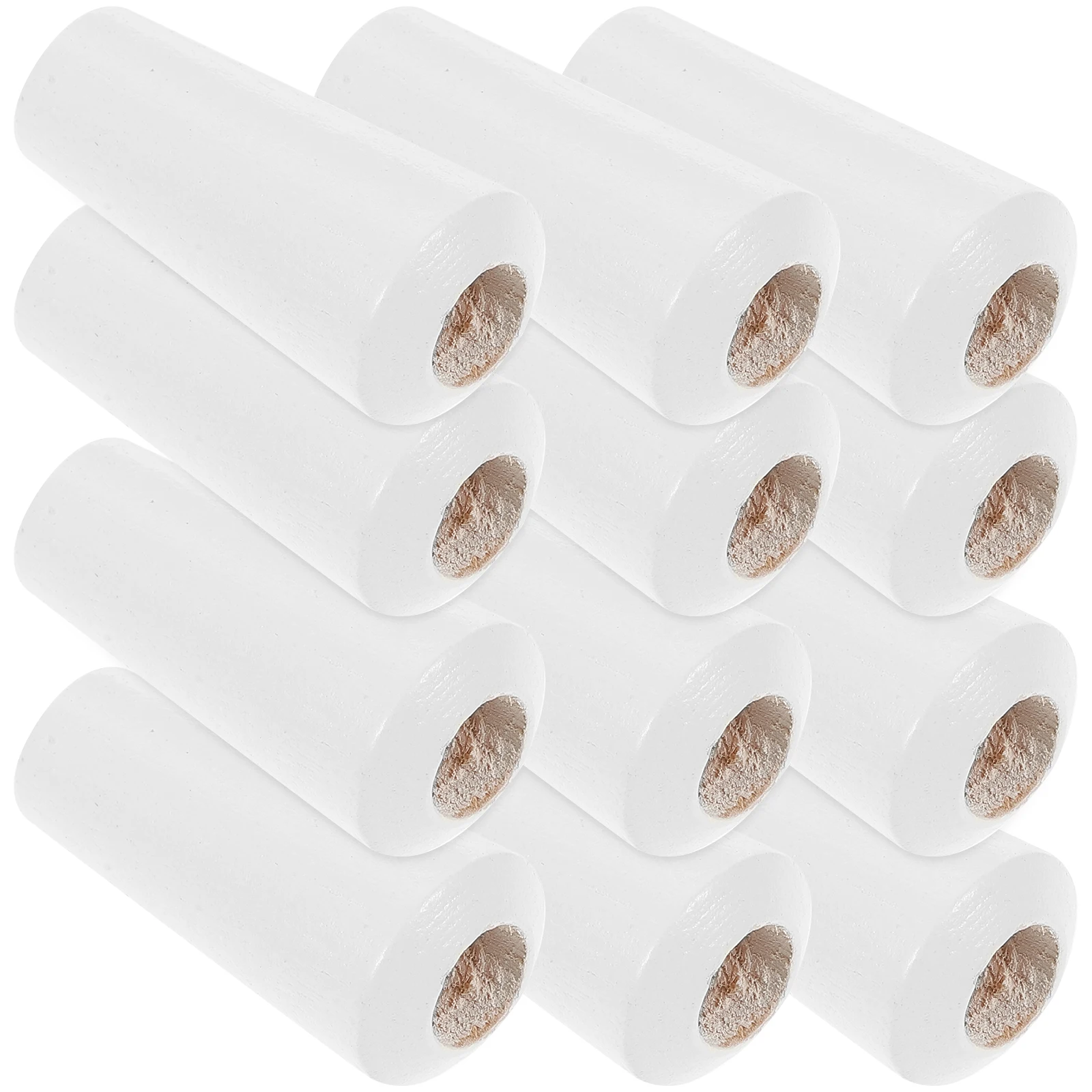 

12pcs Wooden Pendant Set Beige Color Blind Accessories Cord Holder Knobs Suitable Most Blinds Easy Install Long Lasting