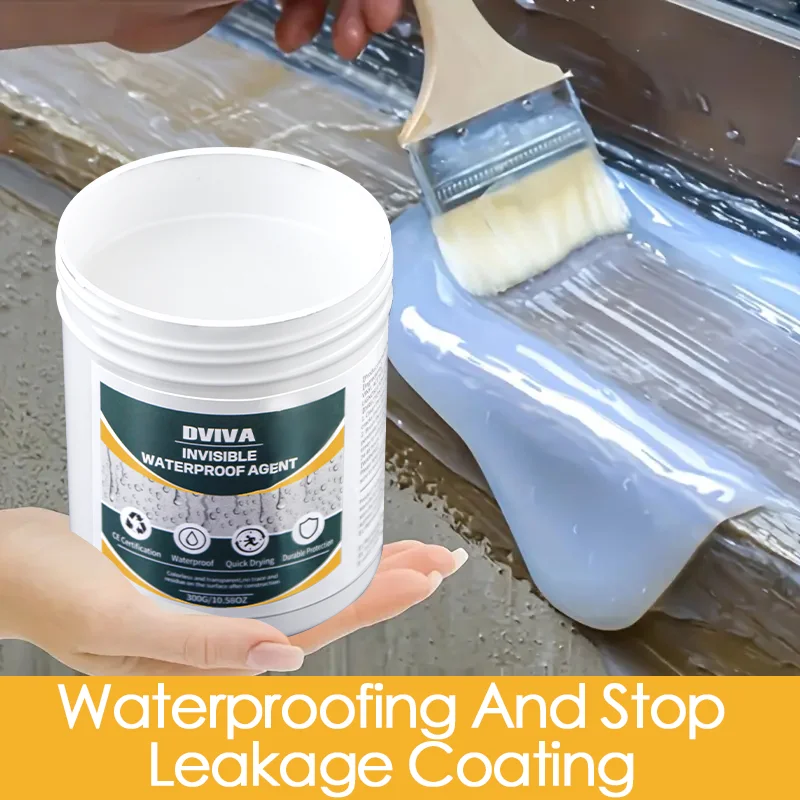 

Герметик для водонепроницаемого покрытия, невидимый клей для утечки крыши, трещины, просачивания, прозрачный уплотнительный клей 30/300/600/900 г