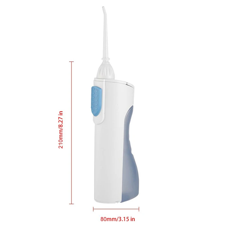 165ML ไร้สายแบบพกพา Flosser ทำความสะอาดฟันทันตกรรม Oral Irrigator สำหรับวงเล็บฟัน2โหมด2 Jet เคล็ดลับ