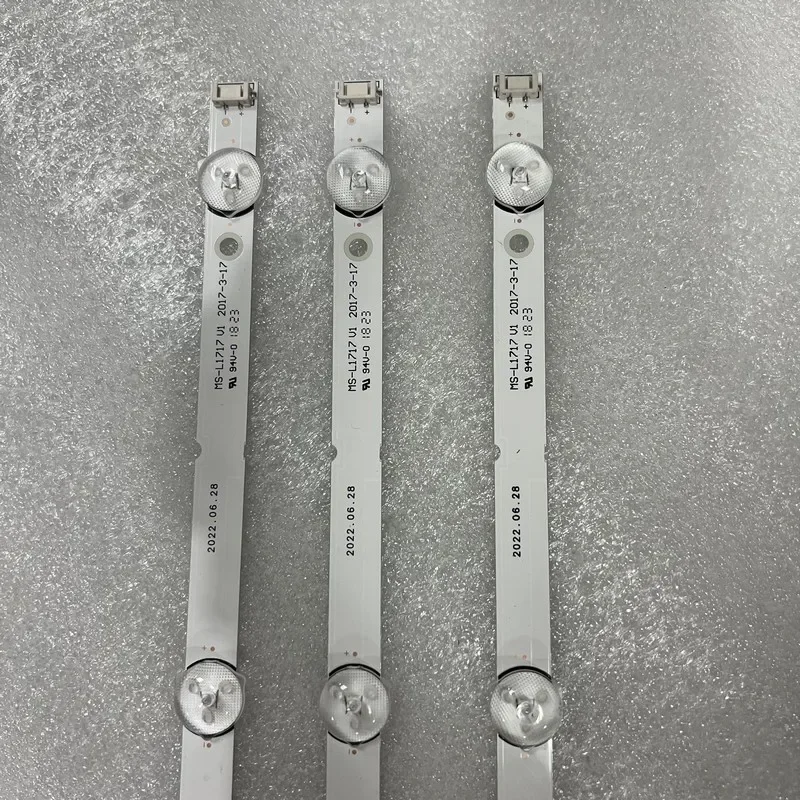 LED Strip(3) 7LED For TV Toshiba 40L3750VM 40L4750A MS-L1717 V1 PTV40E21 40E2 RF-AZ400E30-0701S-11 40L48504B 40L48804M