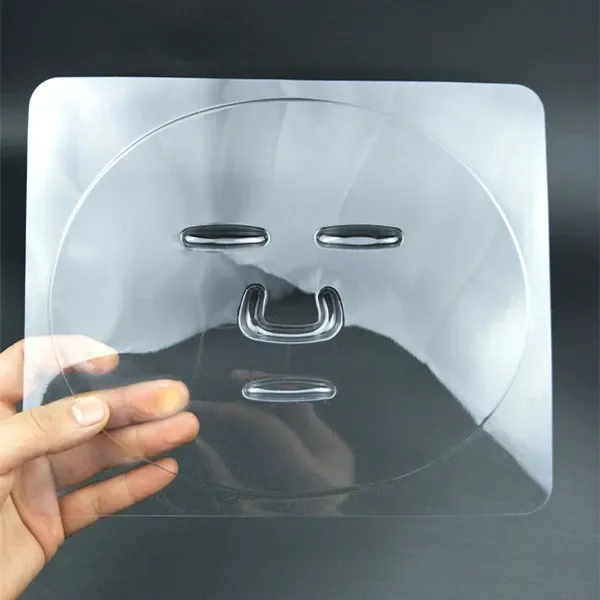 DIY Facial Mask Plate for Fruit Vegetable Masks Machine Maker Clear PVC Mask Mould Tray Reuseable Mask Making DIY Tool 1pcs