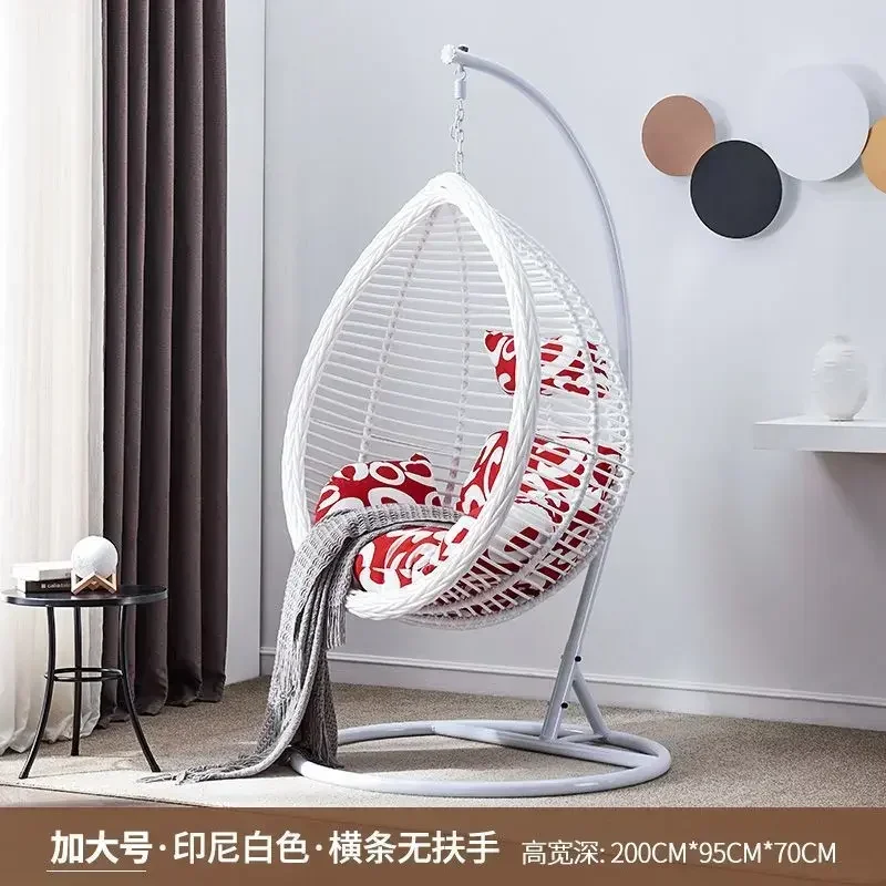 A Hot Sell Outdoor Hanging Rattan Egg Chair Leisure Wicker Patio Swing Chair