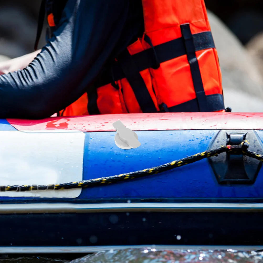 2 Stück Kajak-Ventildeckel, Lüftungsstopfen für aufblasbare Beiboot, aufblasen, Auto-Gadgets, Organizer, PVC-Bootsstopfen