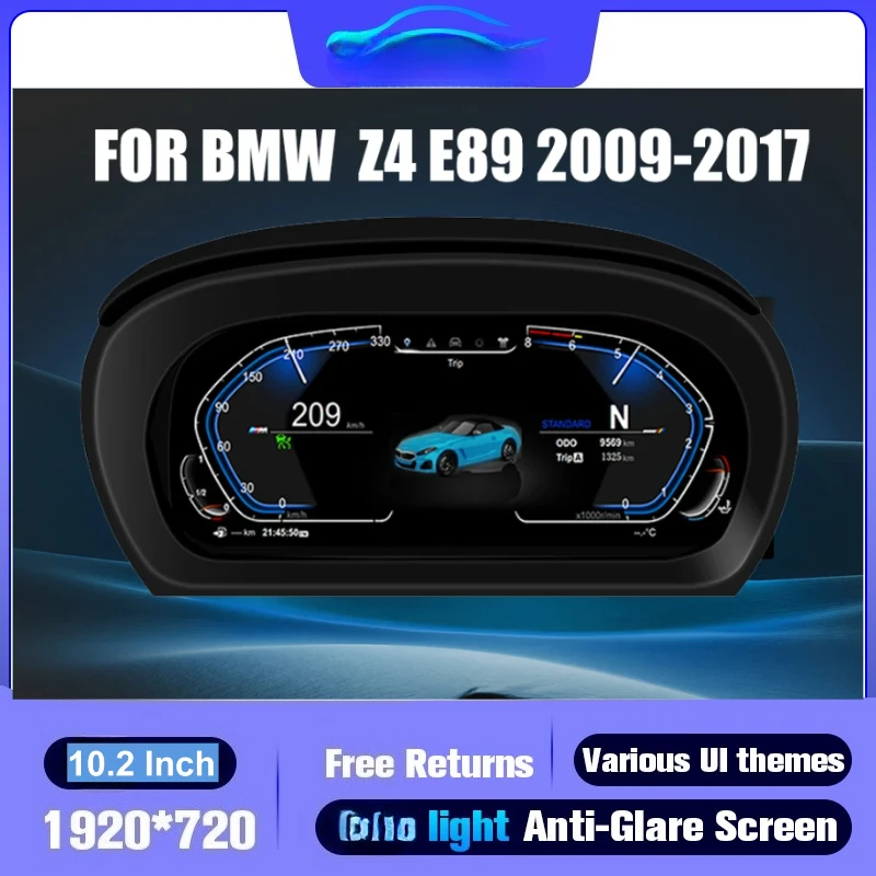 

Cluster Dashboard For BMW Z4 E89 2009-2017 Series Digital 7UI Speedometer LCD instrument panel instrument ID7 ID8 11 inche