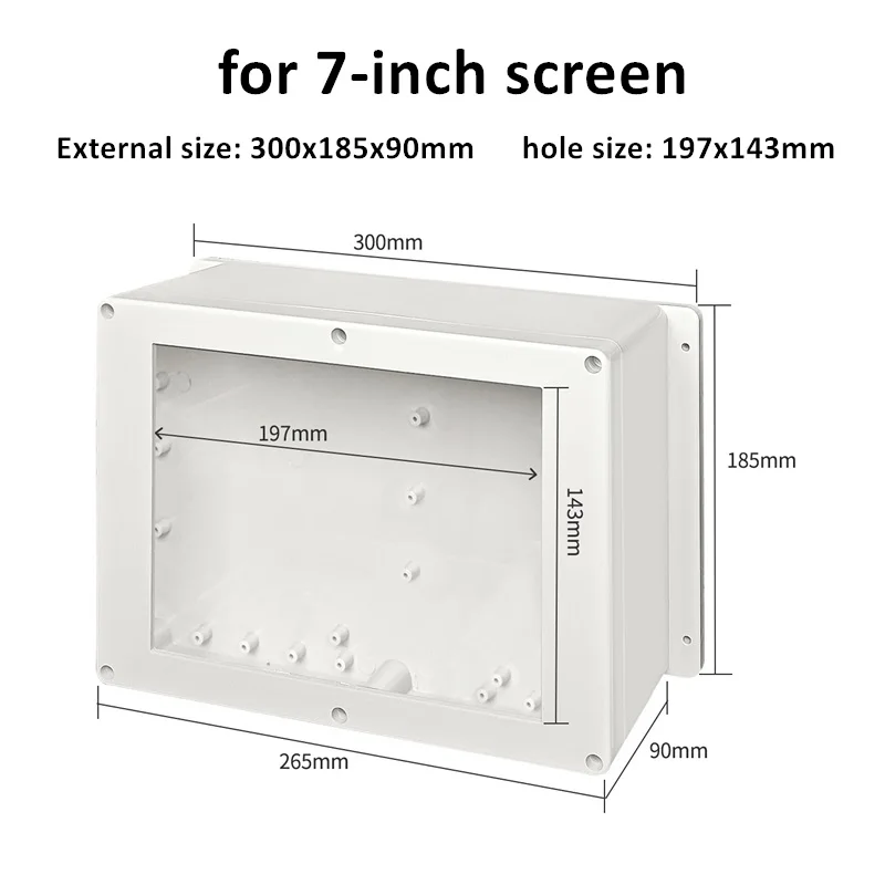 Aangepaste touchscreen-installatie Elektrische schakelkast 7/10,5 inch PLC Mens-machine-interface voor industrieel gebruik