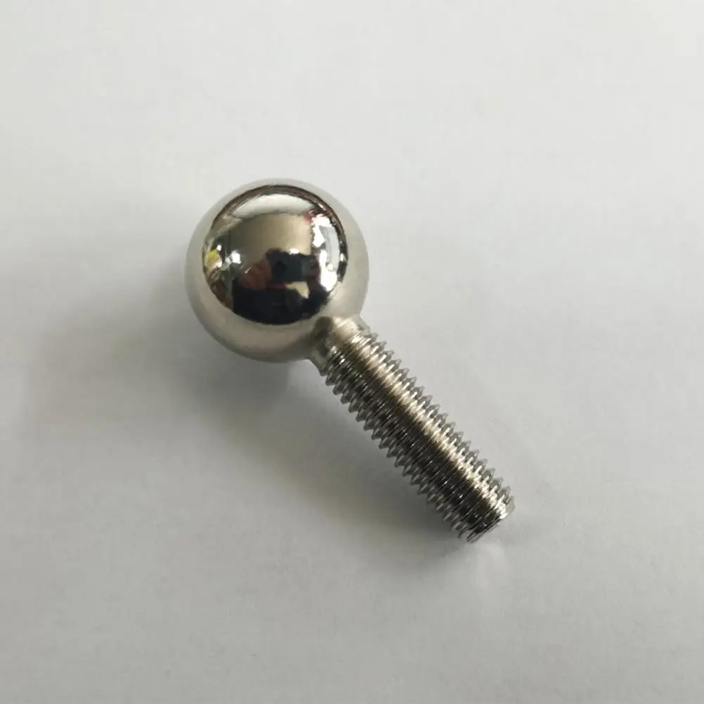 Vis à billes sphérique 20mm, pièces en acier au carbone CNC, accessoires d'imprimante 3D, placage de Nickel, antirouille, léger