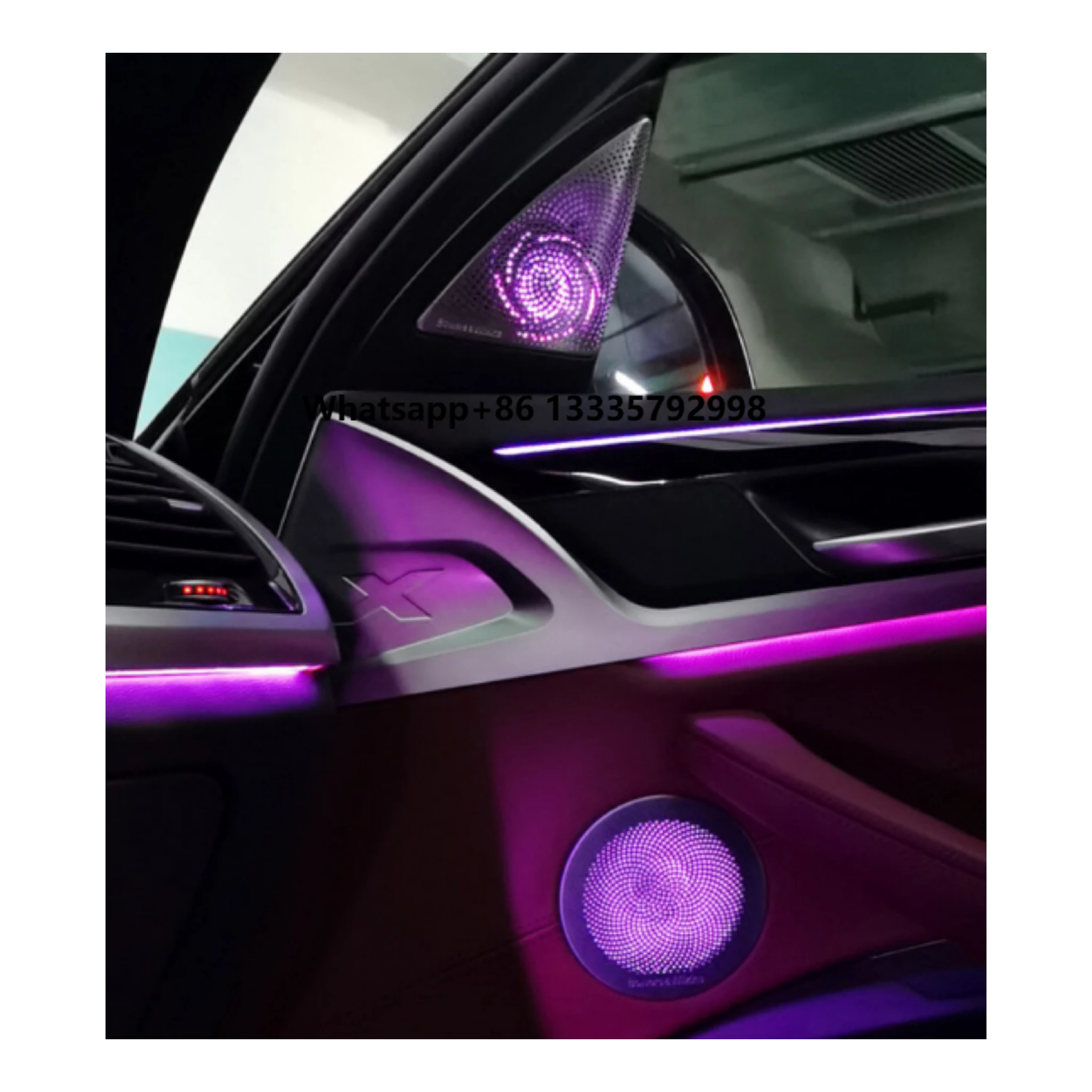 

Car Decor Light Suitable forBMW X3 X4 2018-2022 G01 G02 Tweeter Luminous Door Speaker Cover for Car Decoration