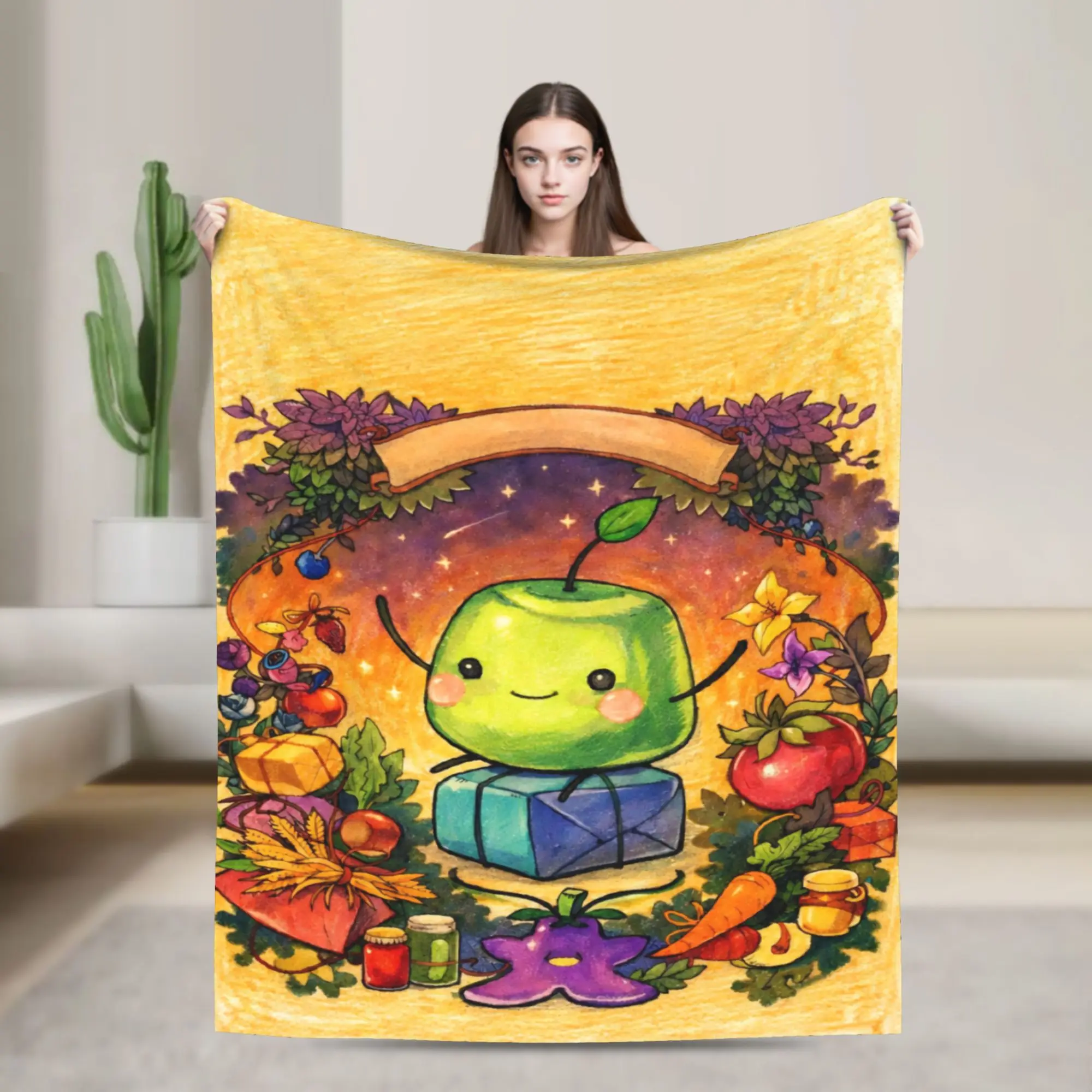 Stardew Valley Animals Stuff Blanket Soft Flannel  Throw Blankets Comfortable Rug Piece