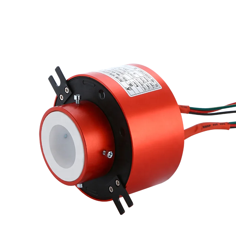 SRH40120-4p 360 rotating hollow shaft slip ring slip ring induction motor high temperature rotating slip ring