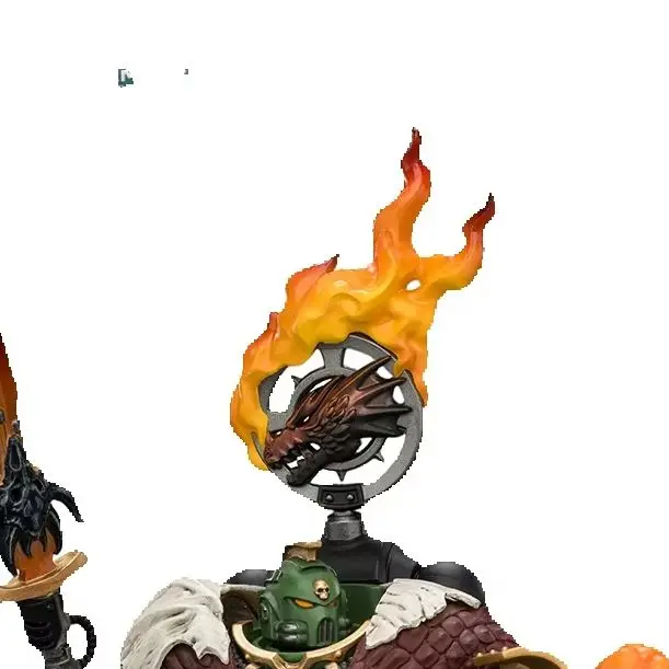 

【Pre-sale】JOYTOY Warhammer 40K Salamanders Vulkan He'stan Father with The Spear of Vulkan and The Gauntlet of The Forge