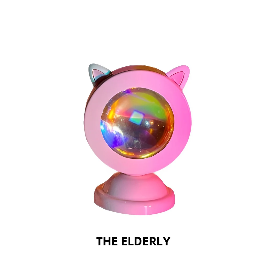 Desktop Sunset Projection Night Light, Table Lamp, Atmosferas Presentes, Sala de estar, Tipo Dormitório, Bonito, Moda