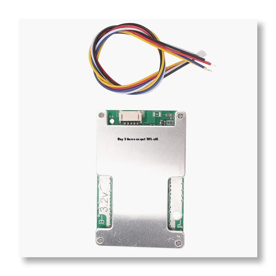 ●4S Lithium Battery Protection Board 12.8V 120A BMS Lithium Iron Phosphate Battery Charger Protection Board for Lifepo4