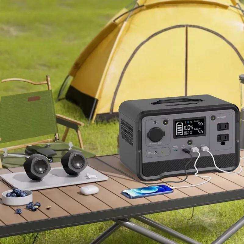 3000W 2662.4Wh Portable Power Station with Pure Sine Wave MPPT Solar Charging Flashlight & Car Backup Generator