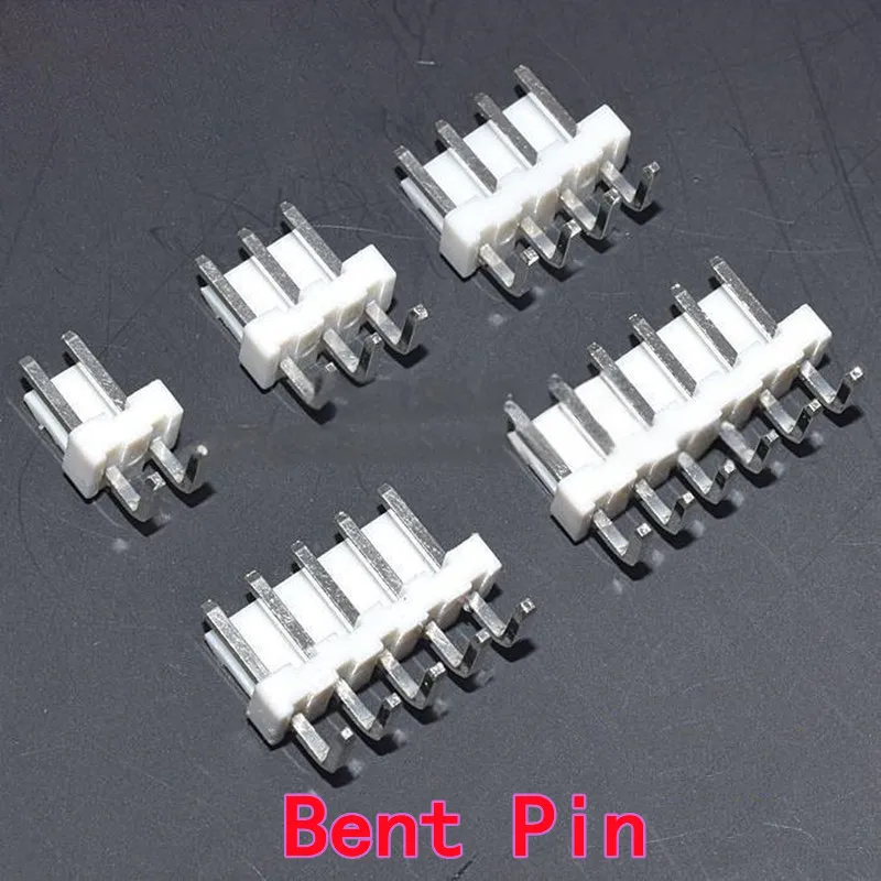 20 piezas VH3.96mm cabezal de Pin recto/Pin doblado/conector de carcasa/bloque de terminales, montaje Horizontal/Vertical 2/3/4/5/6/7/8/9/10P