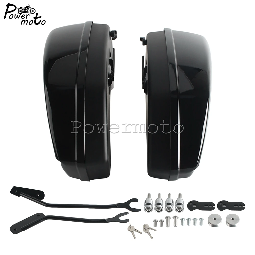 Rear Side Trunk Motorcycle Saddlebags Case Luggage Box For Harley Softail Low Rider ST FXLRST 22-24 Low Rider El Diablo FXRST 22
