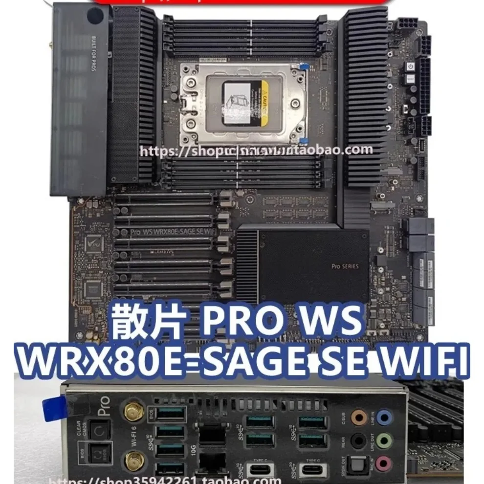 Used For ASUS PRO WS WRX80E-SAGE SE WIFI sWRX8 main board 3945WX 5995WX    (store code: 0670)