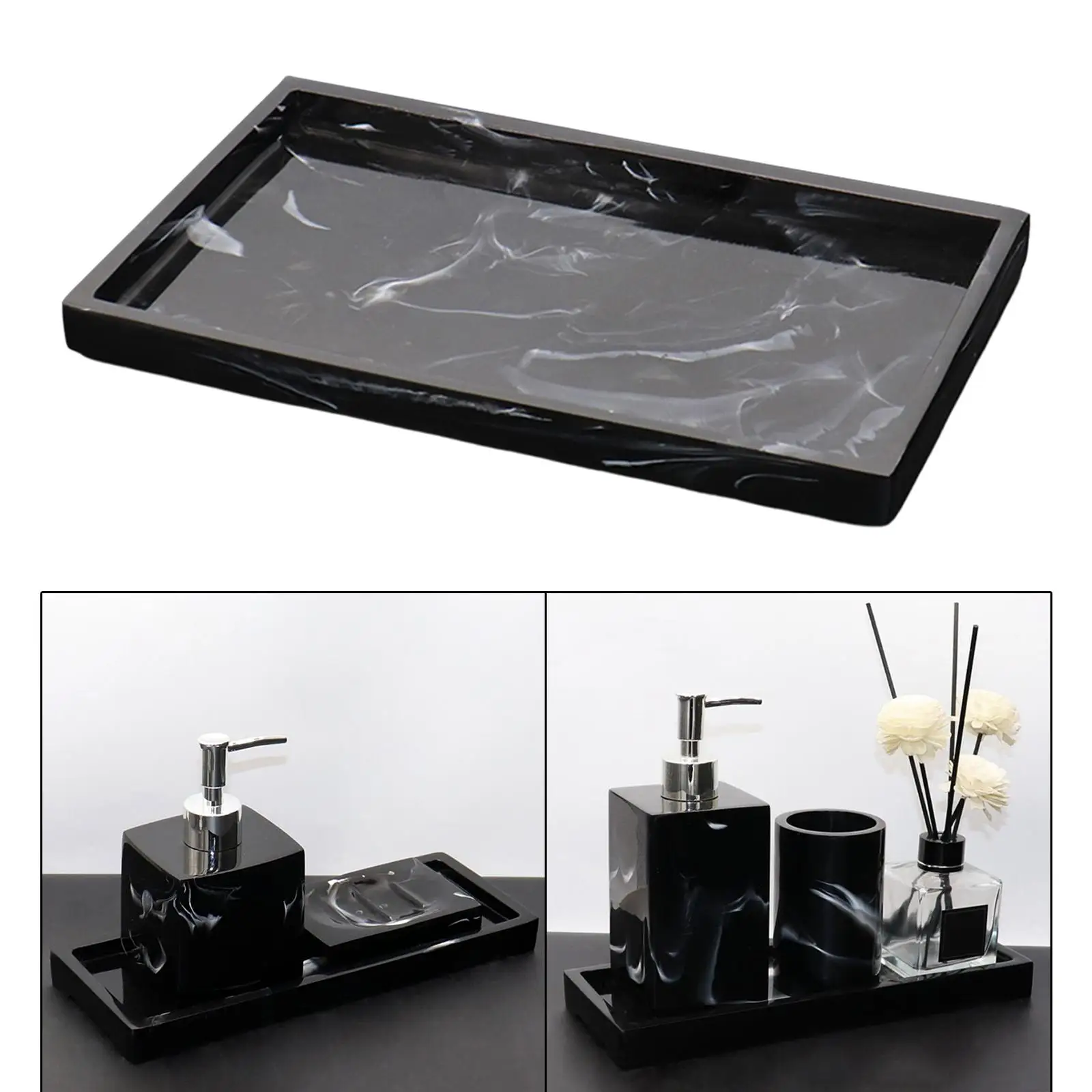 1 Handmade Bathtub Storage Tray Dish for Jewelry Tissues Soap Towel naments