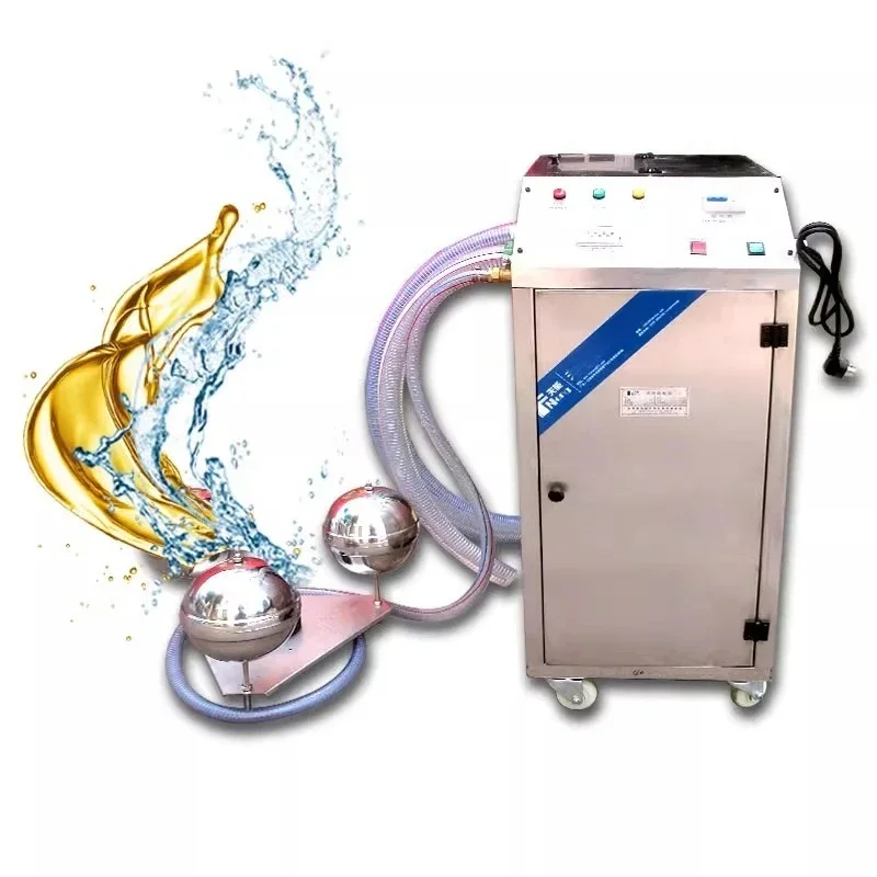 New Pneumatic Oil Slick Recovery Machine Industrial Wastewater Pool Oil-water Separator Oil Slick Collector Stainless Steel