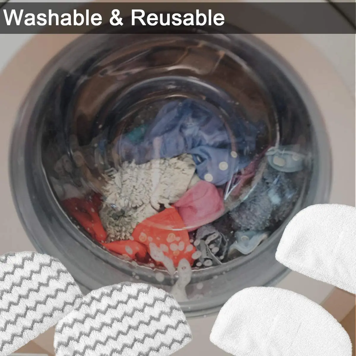 J1UL1N Replacement Steam Mop Pads For Bissell Powerfresh Steam Mop 1940 2747A 1440 1544 1806 2075 Series