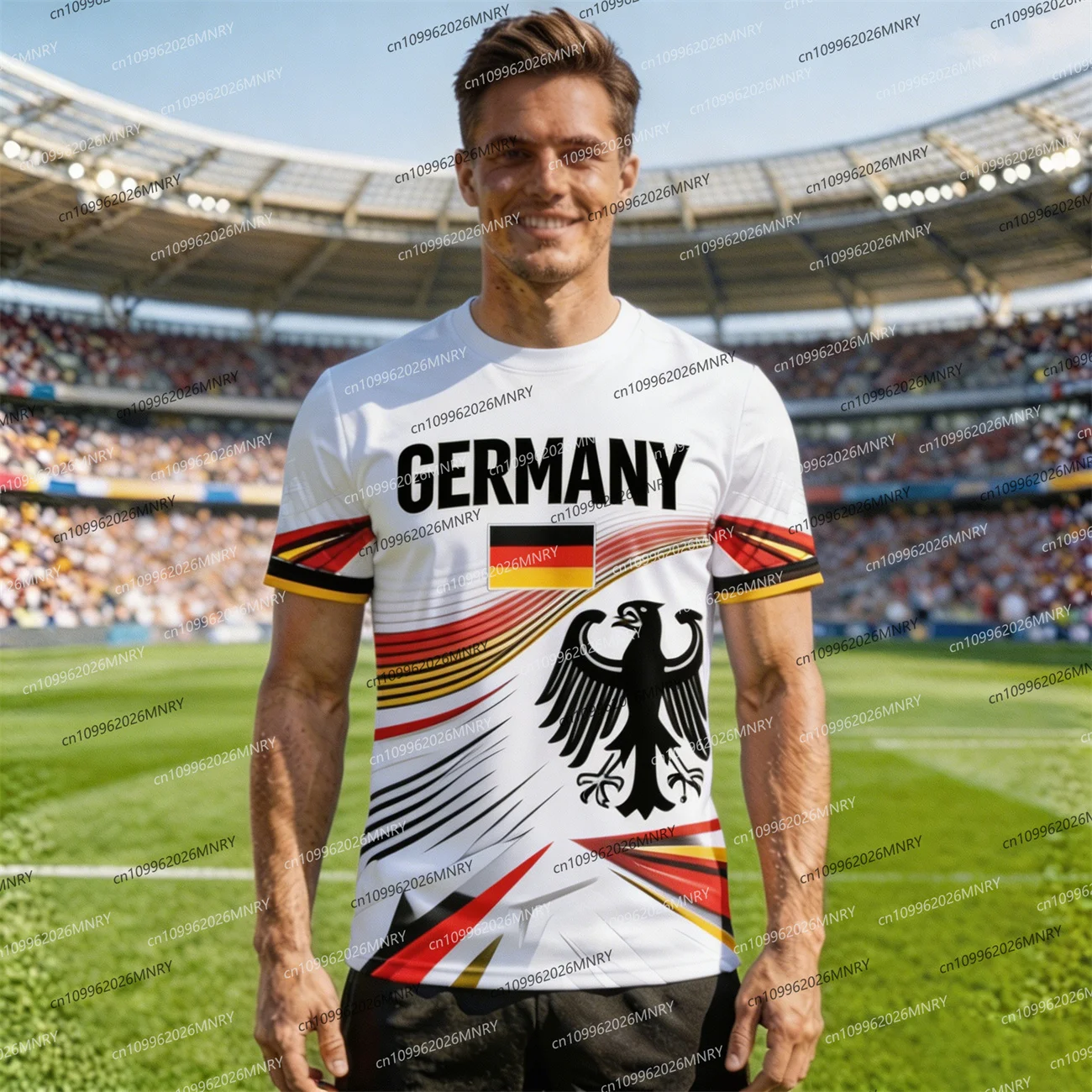 2026 Germany Flag Emblem tshirt Fan Jersey Men T Shirt Girl clothes Germany Soccer Jersey For Men Fashion Men's clothing Jersey