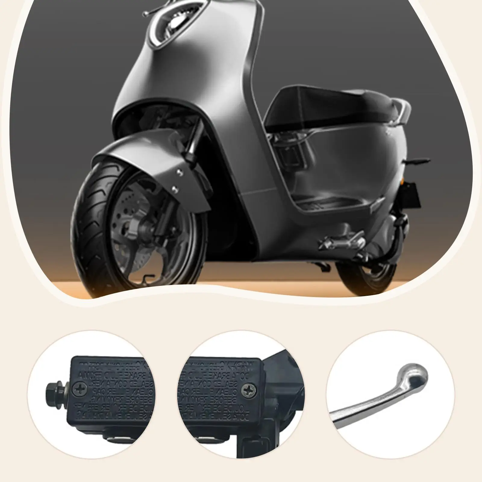 دراجة نارية الفرامل مضخة أسطوانة رئيسية الألومنيوم عالية الأداء مخلب رافعة #5