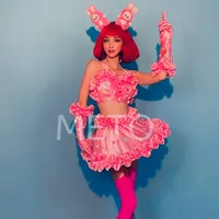 Nightclub DJ Stage Performance Wear Women Group Jazz Clothing Sexy Cosplay Pole Dance Outfit Gogo Dance Costume Bar