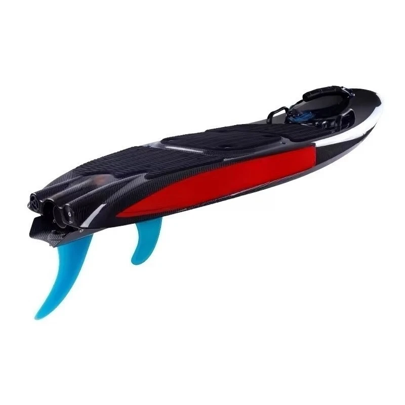 Electric Surfboard For Water SportsFactory Price Carbon Fiber Electric Surfboard With 12KW 55KM/H Jet Board Battery Motor 48v Vo view 2