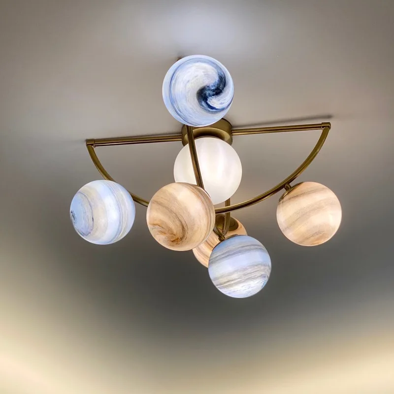 Quarto infantil menino quarto luz de teto criativo sala de estar espaço