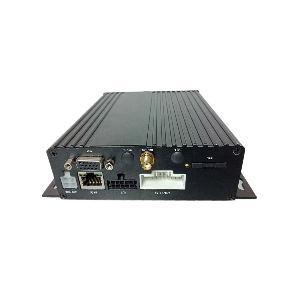 AI ADAS DSM 4CH MDVR Vehicle Security Camera System Double SD Card GPS Fleet Tracking for Truck Bus Taxi