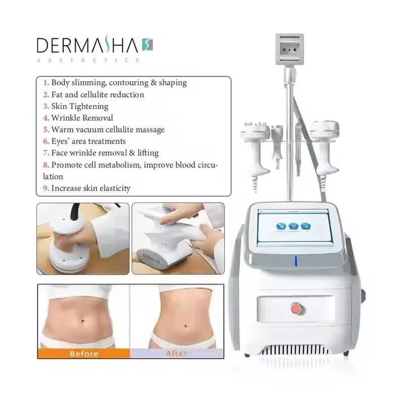 Newest 5 in 1 Body Slimming Vacuum Cavitation Slimming Roller Body Shaping Massage Fat Removal Machine