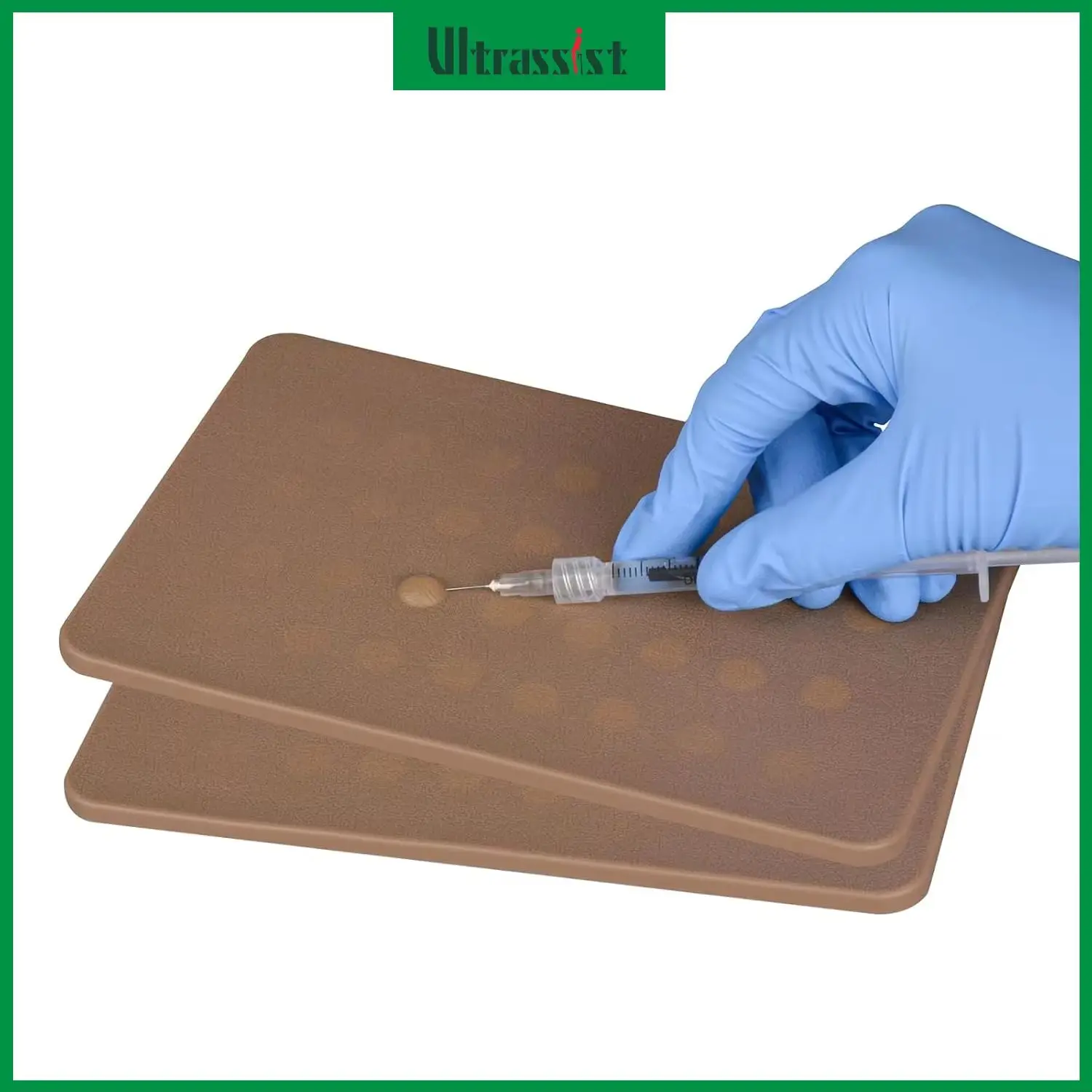 Ultrassist Intradermal Injection Practice Pad Artificial Skin-Like Pad with 32 Injection Spots for Medical Training Use Only