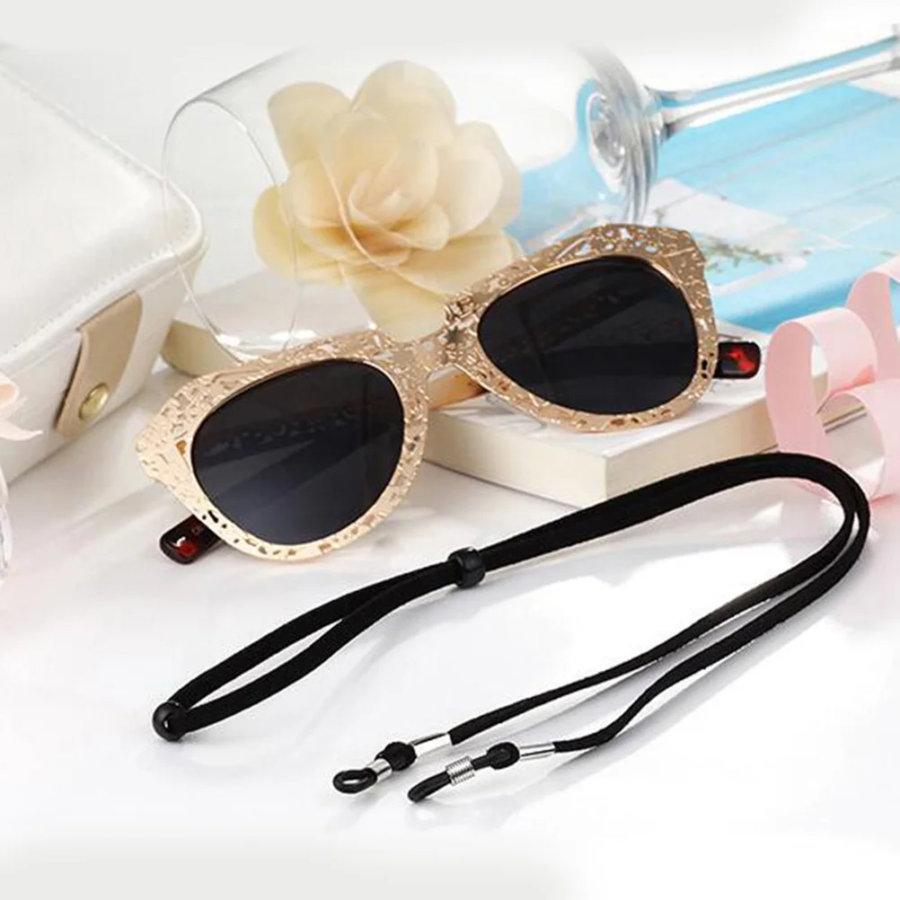 

6pcs Chain Non Slip Retainer Cord For Men Women Sunglasses Eyeglasses Strap Black Dark Blue Brown Anti Fall Flexible