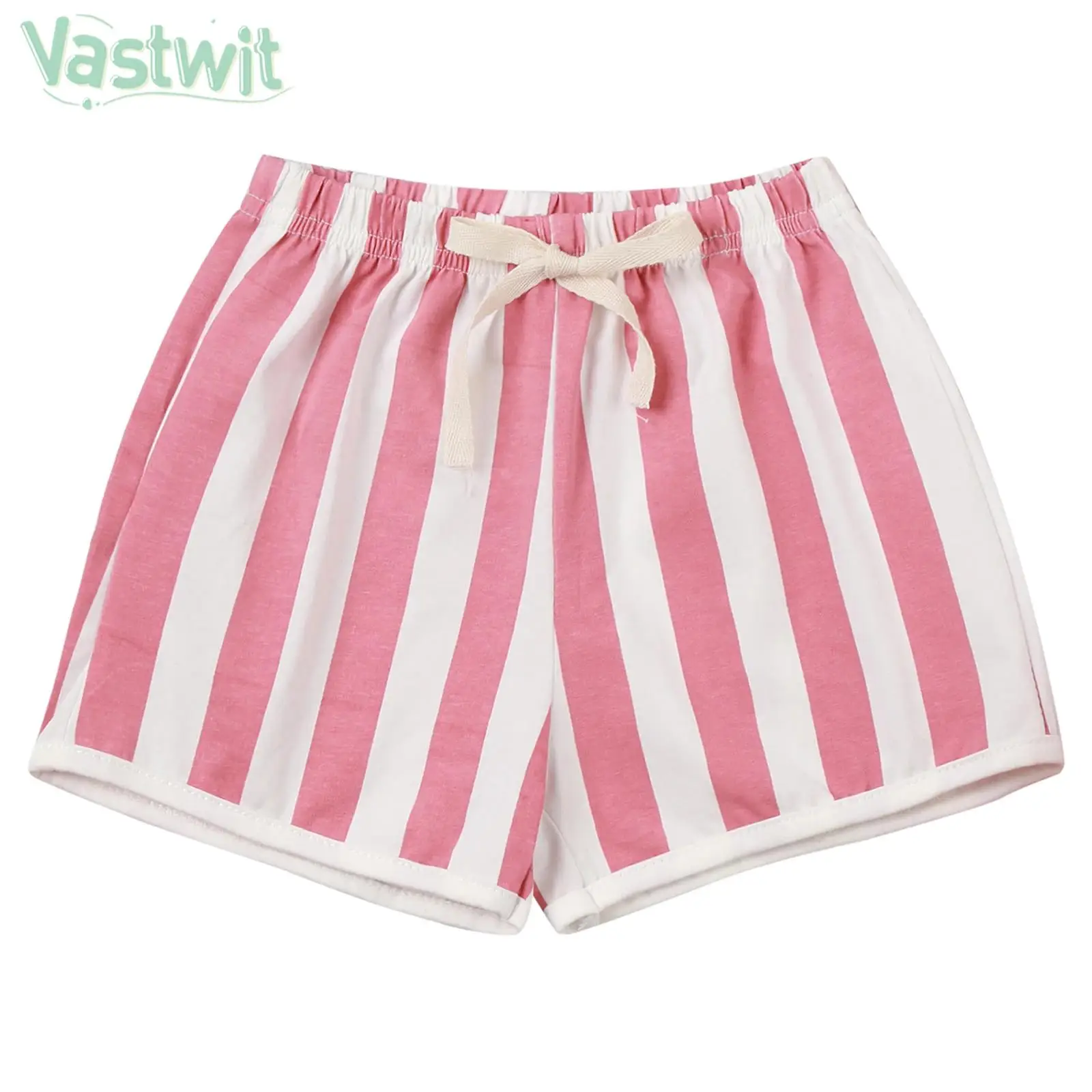 

Baby Boys Girls Summer Casual Versatile Shorts Candy Color Hawaiian Striped Shorts Beach Holiday Daily School Party Home Clothes