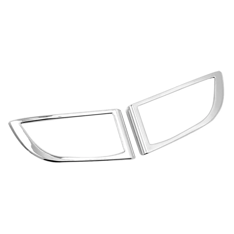 

Luckshopping 2PCS Chrome Front Fog Light Cover Front Fog Light Cover Automobile Parts Accessories For Toyota Barracuda Prado FJ1
