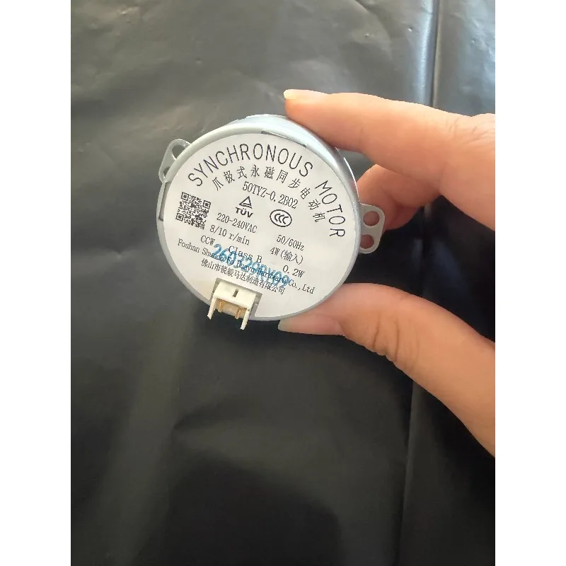 50TYZ‑0.2B02 Claw Pole Permanent Magnet Synchronous Motor 220‑240V AC 8/10RPM Heater Motor Replacement Parts 1PCS