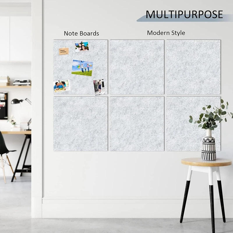 Confezione da 12 pannelli acustici, pannelli fonoassorbenti per pareti e soffitti 12X12X0.3 pollici, per la casa, Studio di registrazione facile installazione