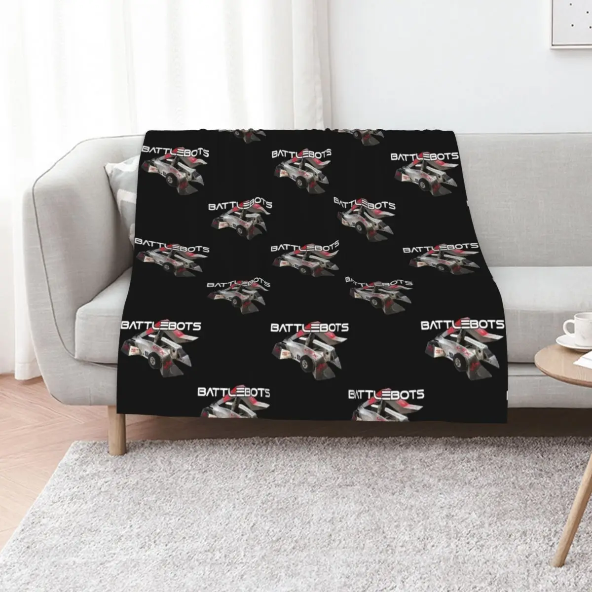 

Battlebot Battle Bot Costume Toy Fighting Robot Throw Blanket Blankets For Bed cosplay anime Hairys Hair Blankets