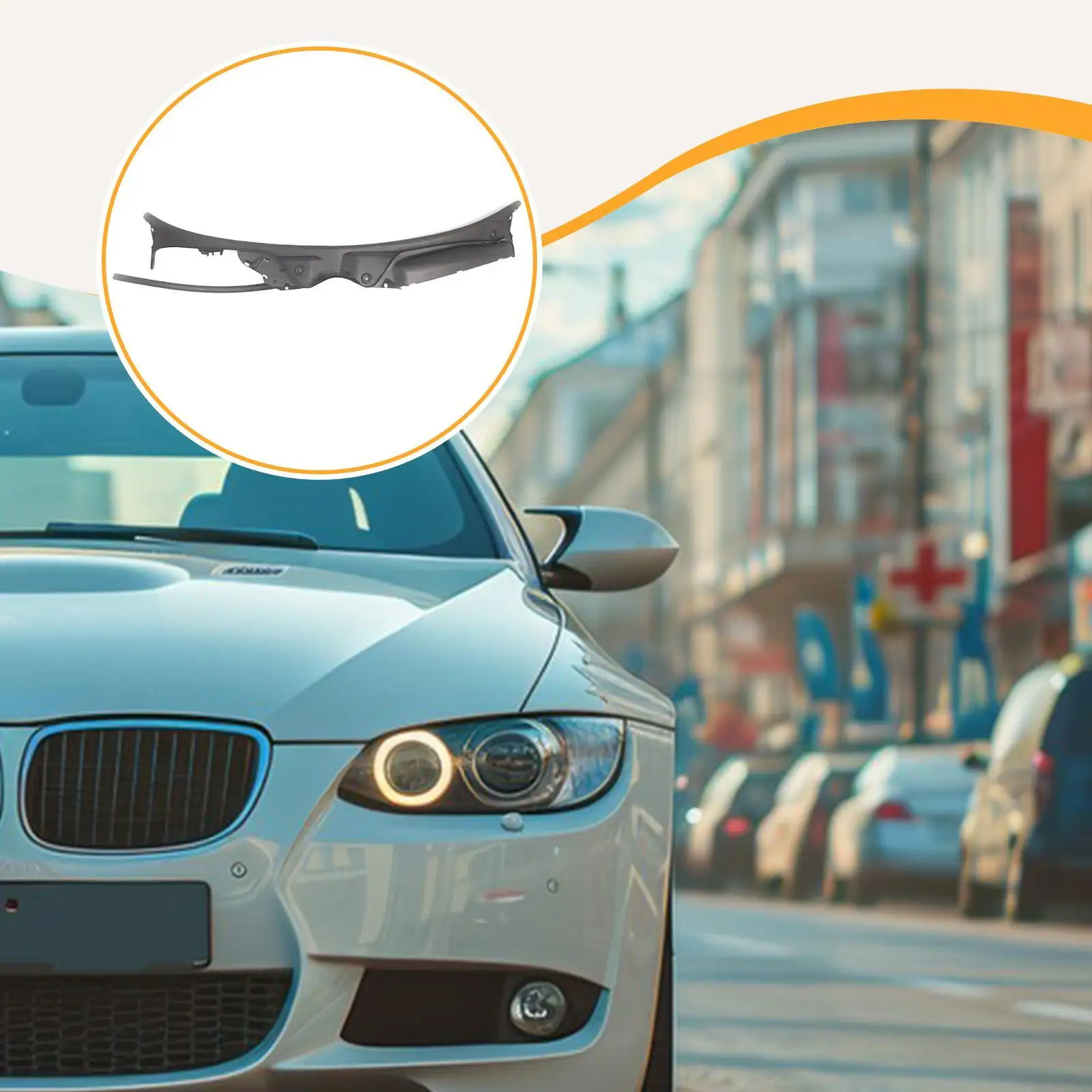 

Windshield Cowl Panel Cover Sturdy for Mercedes-benz E-class W211 07-09