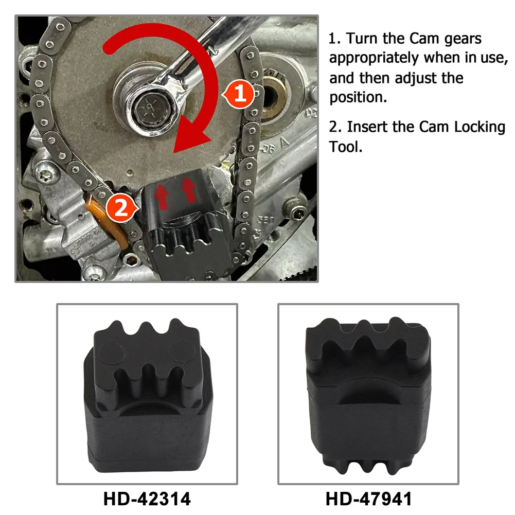 

Double-Headed Cam Locking Tool Kits For Harley Twin Cam 1999-2017 For Milwaukee 8 2017-2024 For Dyna 1999-2006