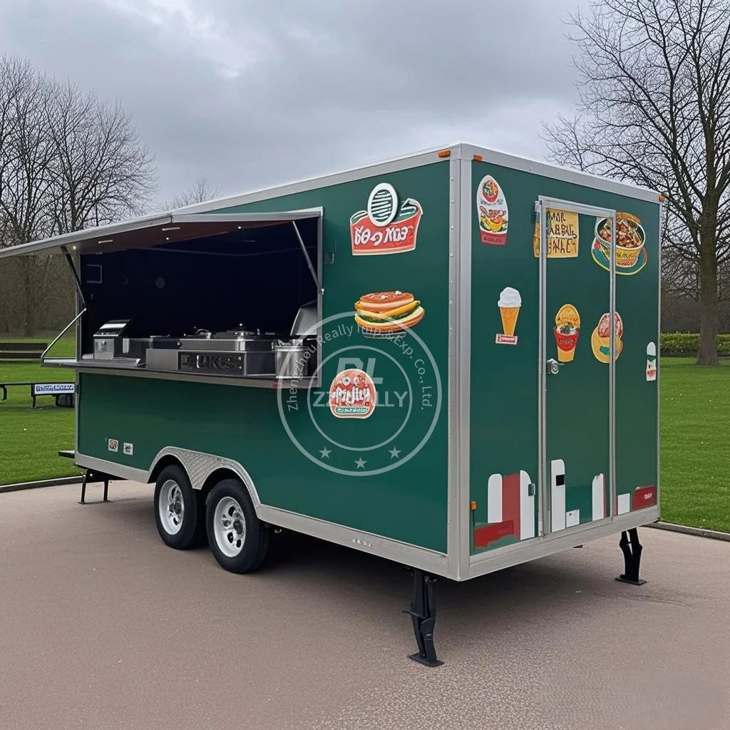 

High Quality Factory Price Food Truck Hot Dog Cart Catering Trailer Concession Food cart With DOT