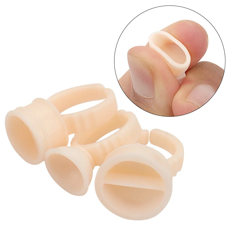 

Silicon Ring Disposable Microblading Ring One Time Use Eyelash Ring Cup Tattooing and grafting eyelash AIDS Multiple models