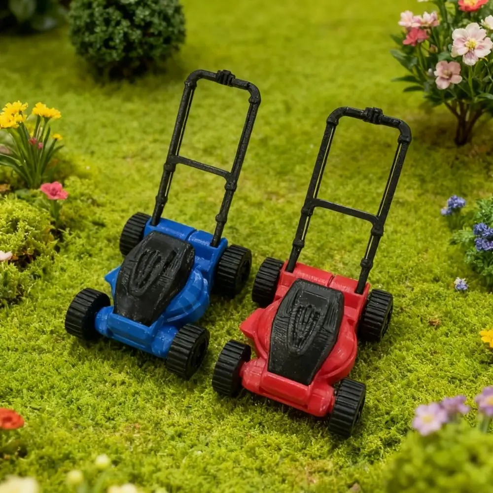 1:12 Dollhouse Mini Simulation Lawn Mower Miniature Courtyard Scene Accessories Lawn Repair Prop Model Garden Decor Furniture