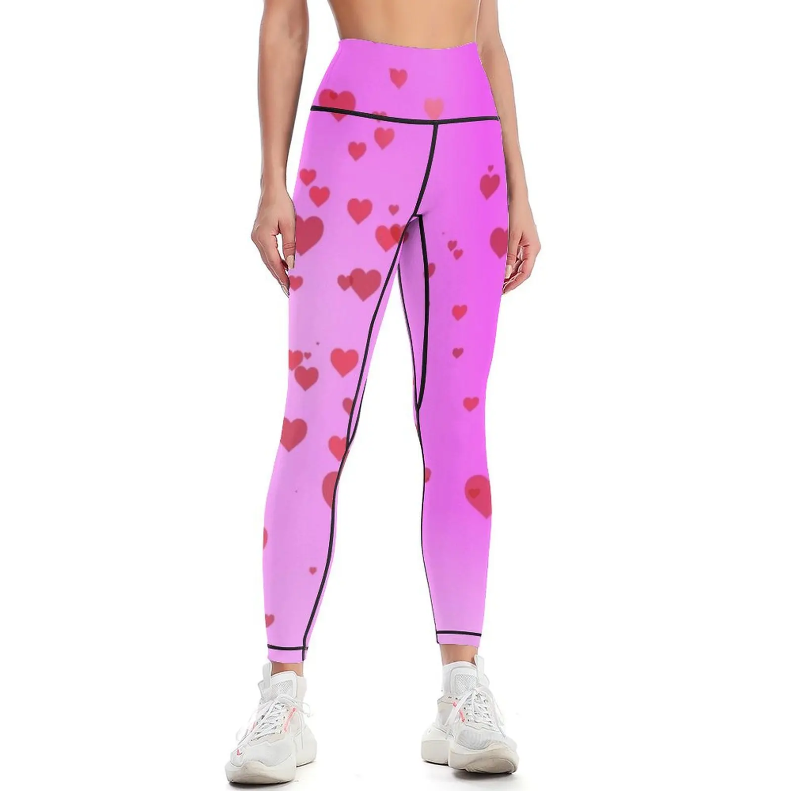 

Pink leggings womens,girls pink leggings,heart leggings Leggings Sportswear woman gym active wear Womens