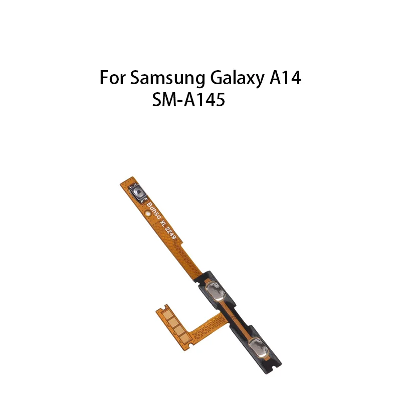 Gefensi Power ON OFF Mute Switch Control Key Volume Button Flex Cable For Samsung Galaxy A14 SM-A145P