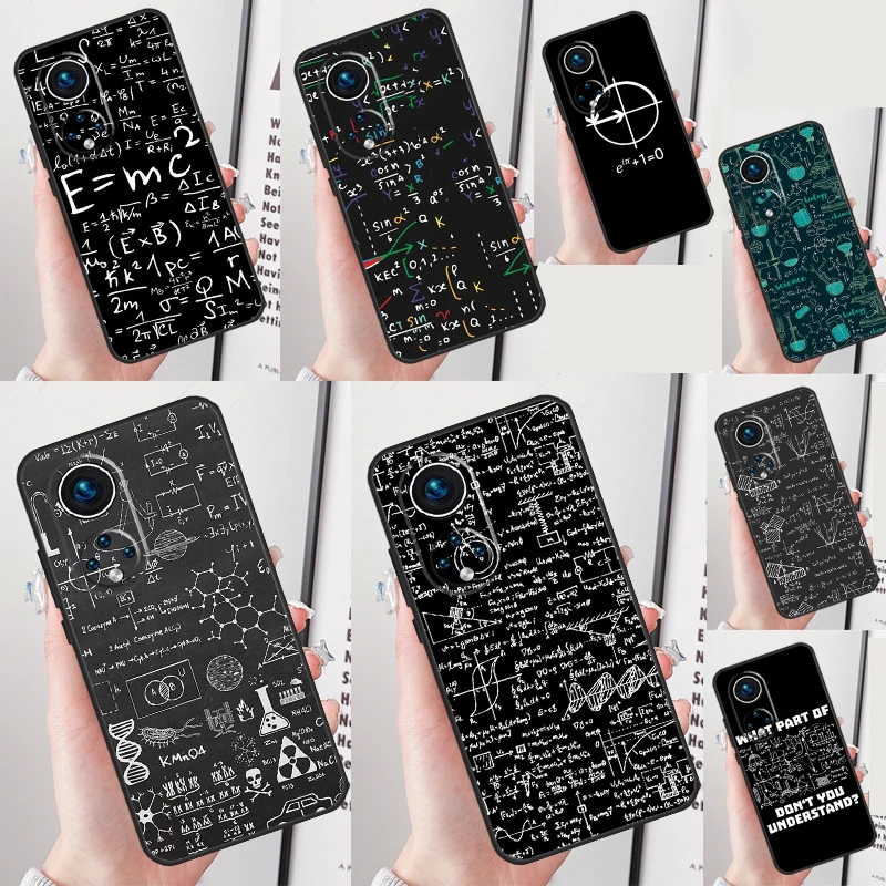 غطاء صيغ فيزياء الرياضيات العلوم لهاتف Honor 200 Pro 90 70 50 X9a X8a X9 X8 X8b X9c X9b Honor Magic 7 Pro 5 6 Lite